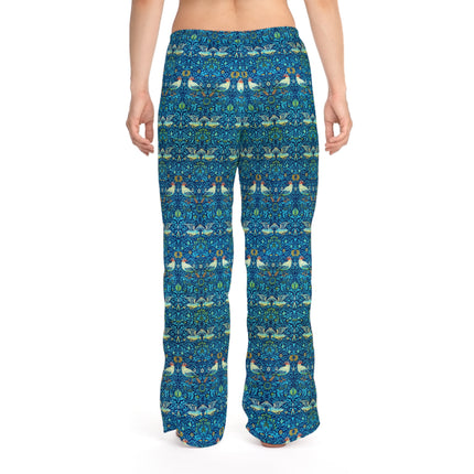 Birds by William Morris Women's Pajama Pants (AOP)