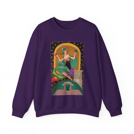 May & Emerald (from the Gem Series) by Sofia Chiostri Heavy Blend™ Crewneck Sweatshirt