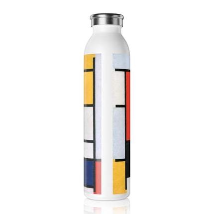 Composition with Red, Yellow, Blue, and Black by Piet Mondrian Vagabond Slim Water Bottle