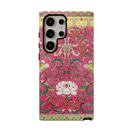 Pink Floral Pattern by Owen Jones Phone Cases