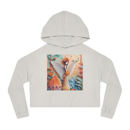 Zinnia Fairy Cropped Hooded Sweatshirt