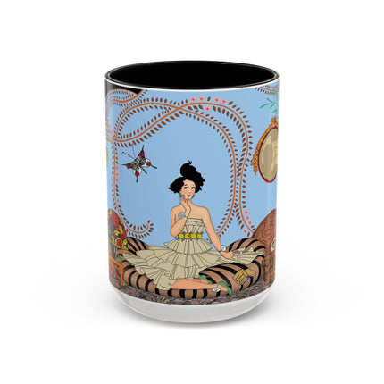 Minuit … ou l’appartement à la mode by George Barbier Colorful Mugs (11oz, 15oz)