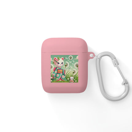 Geisha Kitten and the Dandelion Wish AirPods and AirPods Pro Case