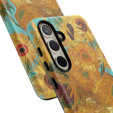 Vase with Twelve Sunflowers by Vincent Van Gogh Phone Cases