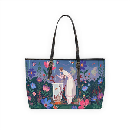 🐠🌸 The Enchanted Aquarium Garden Shoulder Bag – Art Deco Underwater Fantasy