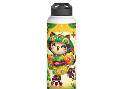 Firefly Dance on Wheels Stainless Steel Water Bottle, Standard Lid