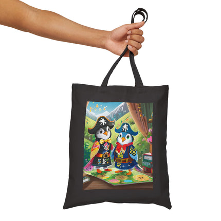 Ahoy, Matey! Cotton Canvas Tote Bag