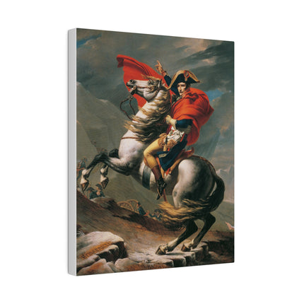 Napoleon Crossing the Alps by Jacques-Louis David Matte Canvas, Stretched, 0.75"