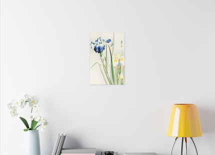 Irises by Ohara Koson Matte Canvas, Stretched, 0.75"