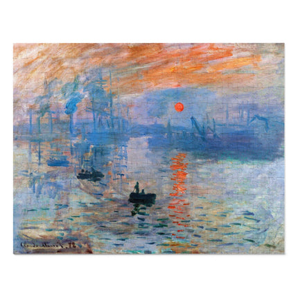 Sunrise by Claude Monet Puzzle (30, 110, 252, 500-Piece)