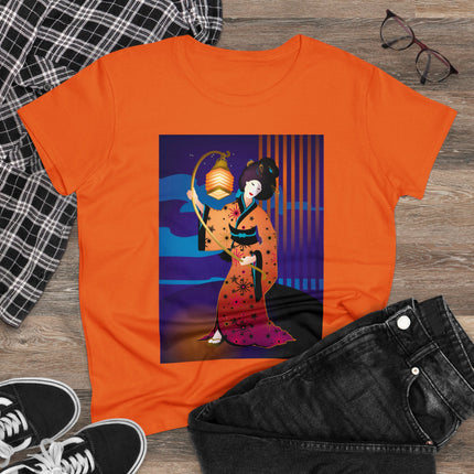 The Enchanting Geisha Women's Midweight Cotton Tee
