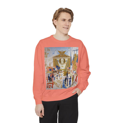 The Cathedrals of Wall Street Unisex Garment-Dyed Sweatshirt