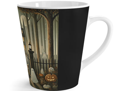 Ghostly Welcome – A Halloween Night Latte Mug
