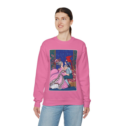 The Jealous Parrot by George Barbier Heavy Blend™ Crewneck Sweatshirt