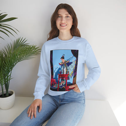 A Visual Journey by Umberto Brunelleschi Women's Heavy Blend™ Crewneck Sweatshirt