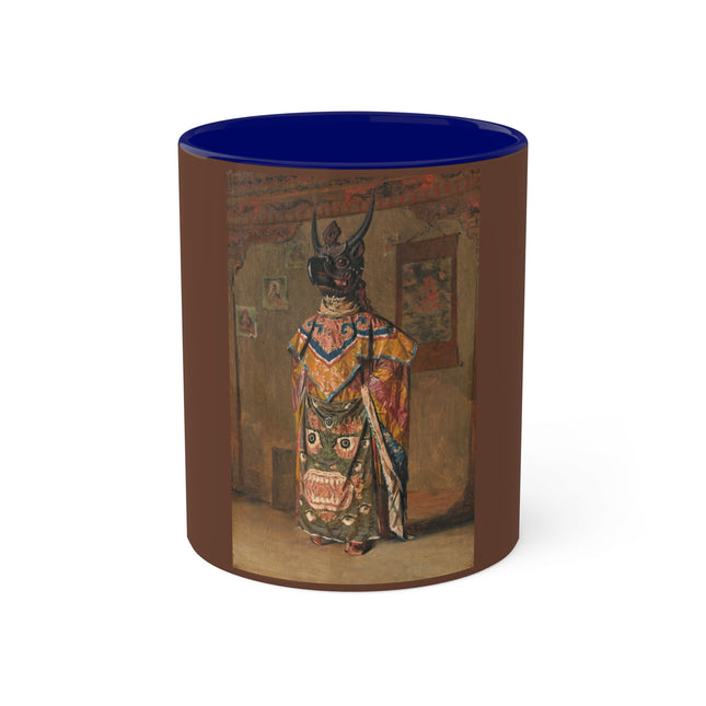 A Buddhist Lama at a Feast at Pemionchi Monastery by Vasily Vereshchagin Colorful Mugs, 11oz
