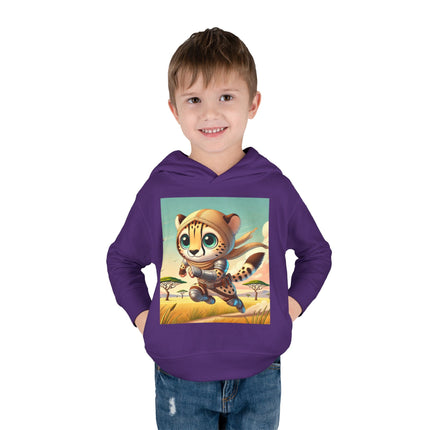 Swift Cheetah Toddler Pullover Fleece Hoodie