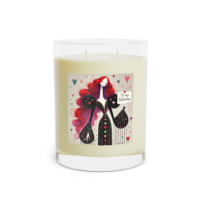 To My Valentine Scented Candle - Full Glass, 11oz