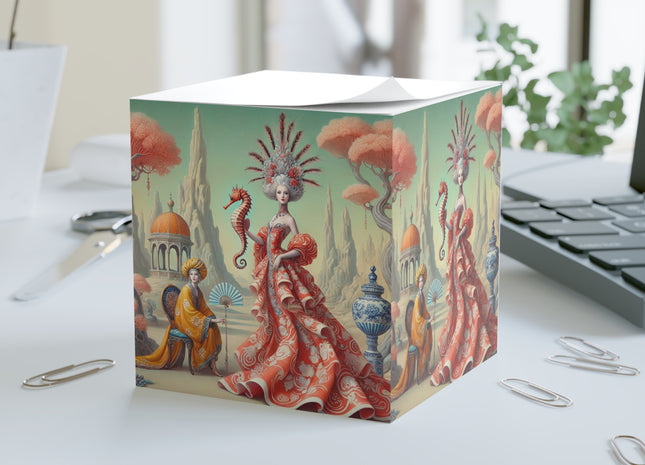 The Seahorse Court Note Cube