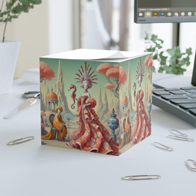 The Seahorse Court Note Cube
