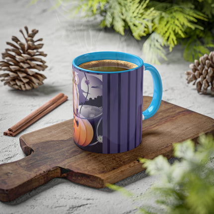 The Startled Pumpkin Colorful Mugs, 11oz