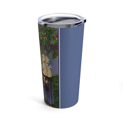 Whispers of Love: A Vintage Art Deco Fairytale Tumbler 20oz