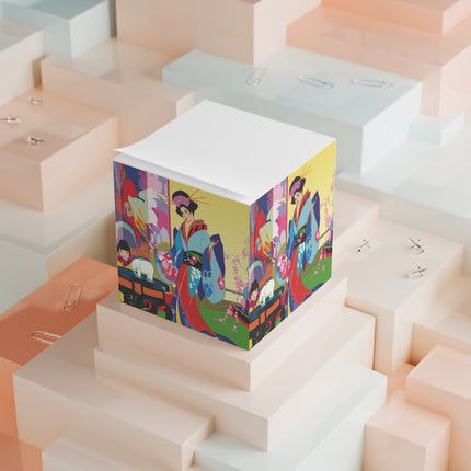 A Timeless Journey by Umberto Brunelleschi Note Cube