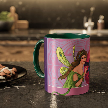 The Fairy’s Blossom Colorful Mugs (11oz, 15oz)