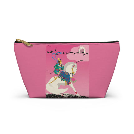 Samurai Princess on the White Steed Cosmetic Bag – Bold Fantasy & Elegant Adventure