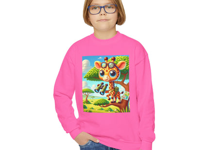 Giraffe Lookout Youth Crewneck Sweatshirt
