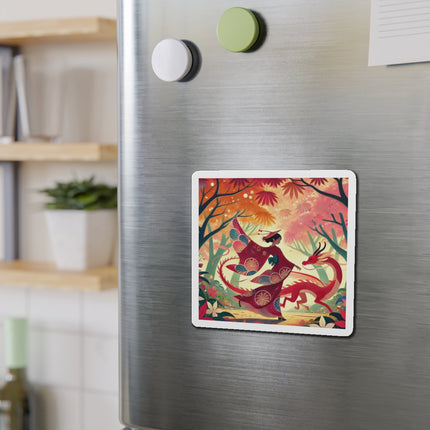 The Dragon Fairy’s Dance Die-Cut Magnets (5 Sizes)
