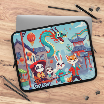 The Little Dragon and Friends Laptop Sleeve – Friendship, Adventure & Storybook Charm