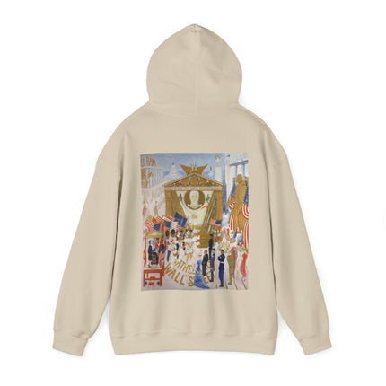 The Cathedrals of Wall Street by Florine Stettheimer Heavy Blend™ Hooded Sweatshirt