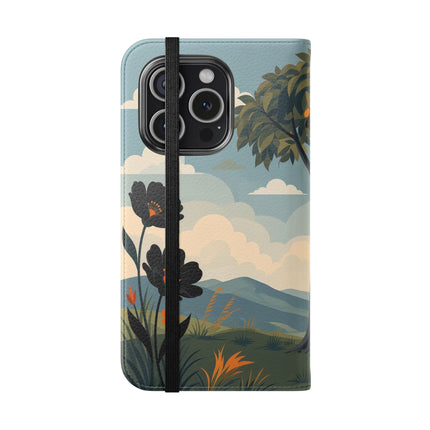 🌳🌺 The Ladies Of The Garden Swing Flip Case – Art Deco Floral Adventure