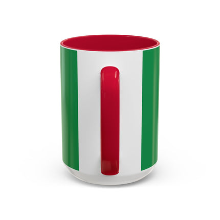 🍀🎄 The Emerald Holly Christmas Colorful Mug – Art Deco Holiday Elegance