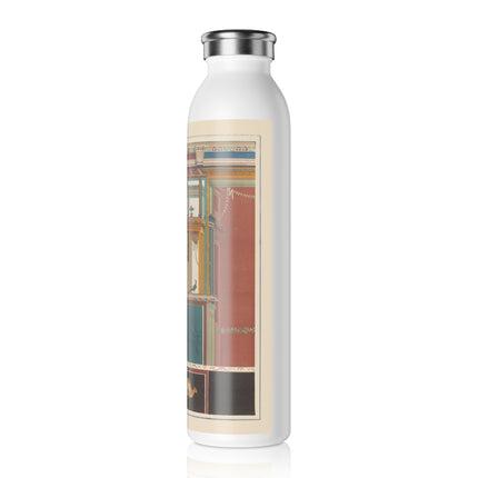 Pompeii Wall Pl.20 by Victor Steeger Slim Water Bottle