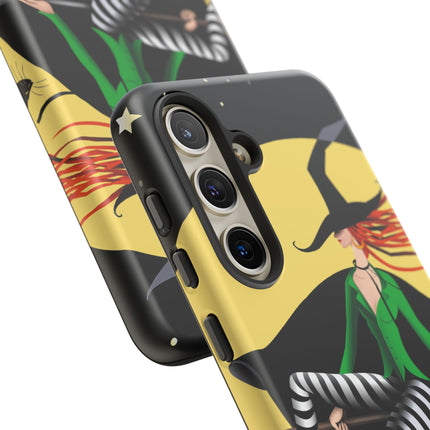 A Witch’s Moonlit Flight Phone Cases