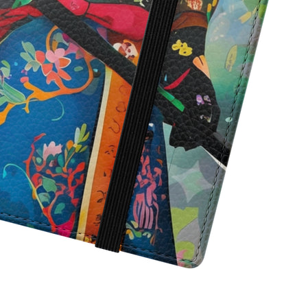🦉⚔️ Cyberpunk Samurai Owl Flip Case – Neon Wisdom & Warrior Honor
