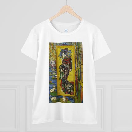 Courtesan (after Eisen) by Vincent van Gogh Women's Midweight Cotton Tee