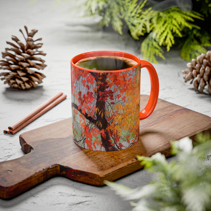 Autumn leaves by Edward Okuń Colorful Mugs (11oz, 15oz)
