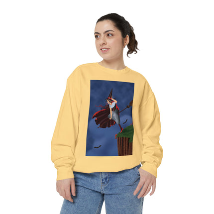 The Enchanted Witch Unisex Garment-Dyed Sweatshirt