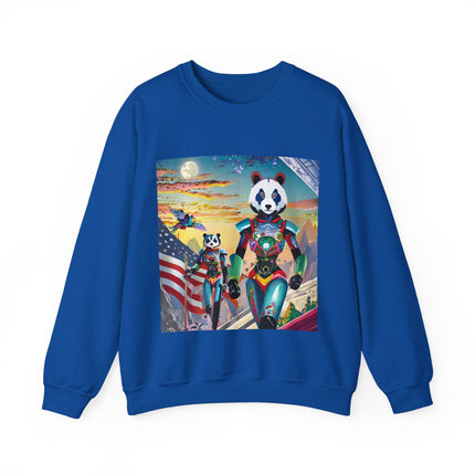 Cyber Punk Robots Unisex Heavy Blend™ Crewneck Sweatshirt