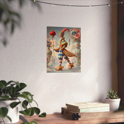 The Ornamental Jester Matte Vertical Posters