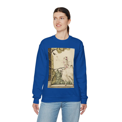 Sur talons rouges (On Red Heels) pl 02 by Gerda Wegener Heavy Blend™ Crewneck Sweatshirt