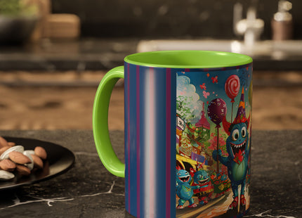 Monster Parade Madness Colorful Mugs (11oz, 15oz)