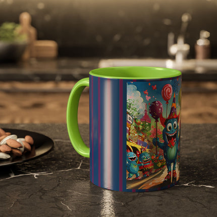 Monster Parade Madness Colorful Mugs (11oz, 15oz)