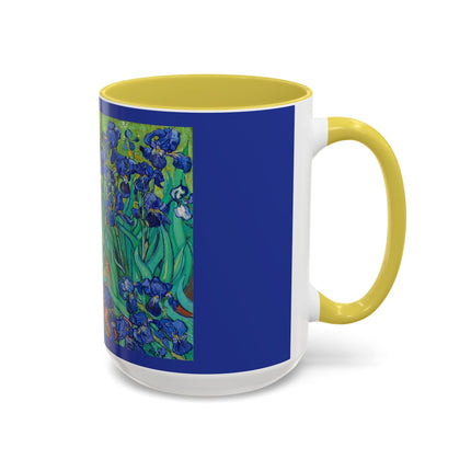 Irises by Vincent Van Gogh Colorful Mugs (11oz, 15oz)