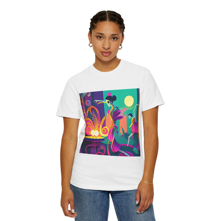 Dance of the Skeleton Ballerinas Unisex Garment-Dyed T-shirt