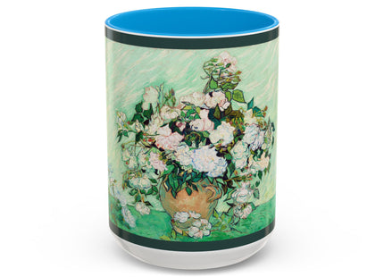 Roses by Vincent Van Gogh Colorful Mugs (11oz, 15oz)
