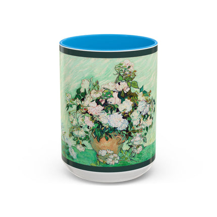 Roses by Vincent Van Gogh Colorful Mugs (11oz, 15oz)